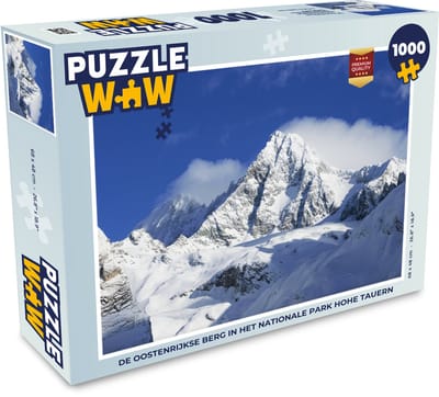 Puzzel De Oostenrijkse berg in het nationale park Hohe Tauern - Legpuzzel - Puzzel 1000 stukjes volwassenen