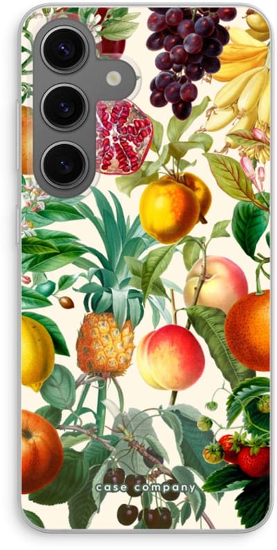 Case Company® - Hoesje geschikt voor Samsung Galaxy S24 hoesje - Classic Flora - Soft Cover Telefoonhoesje - Bescherming aan alle Kanten en Schermrand