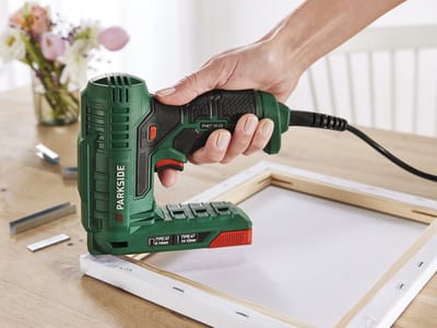 PARKSIDE® Tacker Nietpistool en nagelpistool »PHET 15 C2« 400 nietjes van 10 mm, 100 nagels van 14 mm