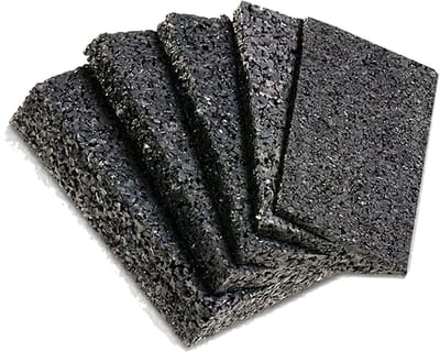 Dailygoods- Terraspads Antislip - Rubber - Waterdicht - Weerbestendig - 100 Stuks - 100 x 50 x 10 mm - Terrasplanken