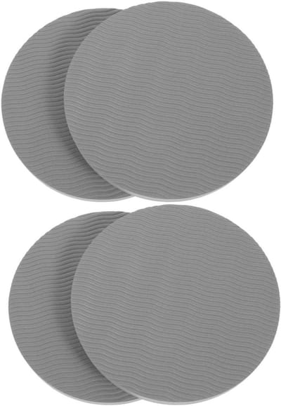 Yoga Kniekussens - Sport Pads - Comfortabel Sporten - Dempende Ondersteuning - 10 Stuks - Grijs
