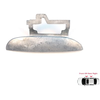 EDP1595-2 Buitendeurhandgreep Metaal Rechts Voor of Achter Voor BMW 5 Serie E39 1996-2003 4/5 Deurs Sedan Touring 51218245462 51218200664