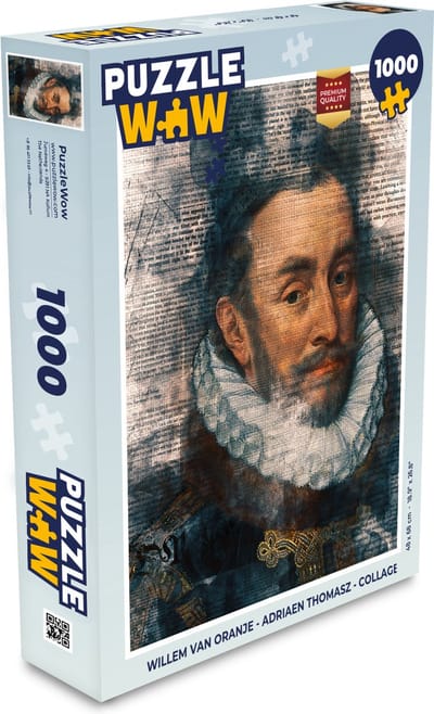 Puzzel Willem van Oranje - Adriaen Thomasz - Collage - Legpuzzel - Puzzel 1000 stukjes volwassenen