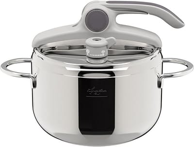 RVS Steelpan met Verticale Afvoer en Gecontroleerde Stoom - Geschikt voor Inductie