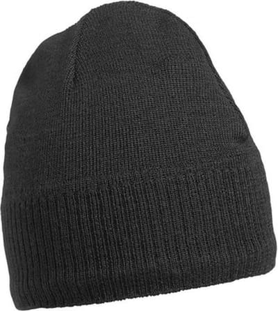 Myrtle Beach - Unisex Gebreide Beanie met Fleece Binnenkant (Zwart)