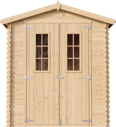 Timbela M367C - Houten tuinhuis - 1,98 m² - 136x196xH218 cm - zonder vloer