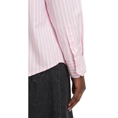 Tommy Hilfiger Regular Oxford Shirt Pink Daisy/stripe Größe: S | Business hemden Outlet | Damen | Rosa