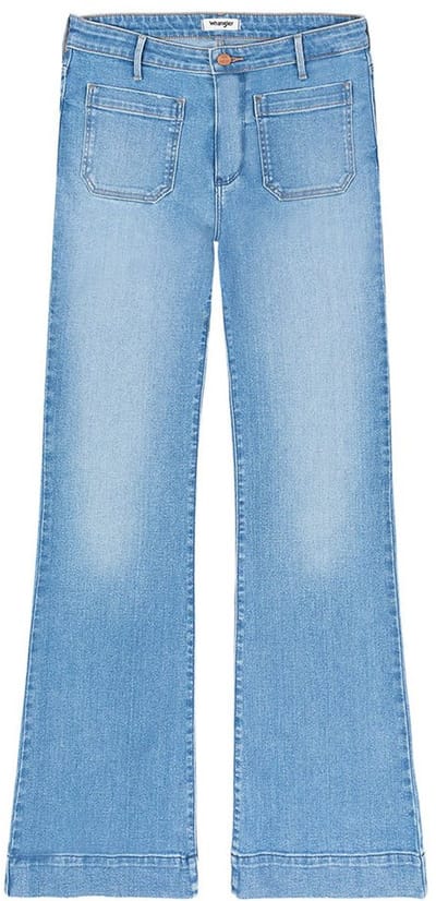 Wrangler W2334736u Flare Spijkerbroek Blauw 31 / 30 Vrouw