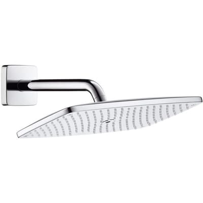 Hansgrohe Raindance E 360 hoofddouche wandmontage met douchearm 24 cm - 1 straalsoort - Chroom