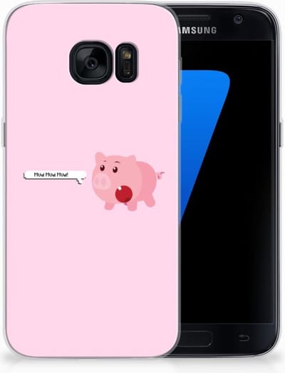 Samsung Galaxy S7 Telefoonhoesje met Naam Pig Mud