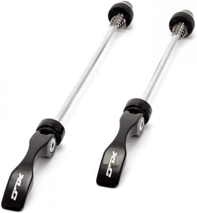 Lichtgewicht Aluminium Snelspanner Set voor Fietswielen (Voor- en Achter)