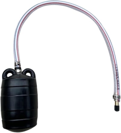 Opblaasbare Afvoerplug - Rioolbuisafdichting Testplug - Pijpleiding Onderhoud - Met Handpomp - 5-11 cm - Zwart