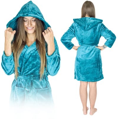Onesies - Pluszebadjas - Warm - Microvezel - Zeegroen