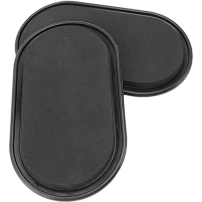 Disques de Coordination Complète du Corps Grande Surface de Contact Légers Glisseurs d'Exercice pour Mains et Pieds black