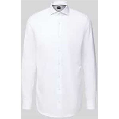 Slim fit zakelijk overhemd met extra lange mouwen