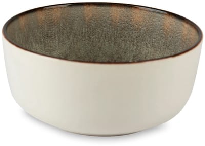 Set van 6 Excelsa Kommetjes Zeus – Beige Keramiek – Italiaans Design 14.5 x 6.5 cm