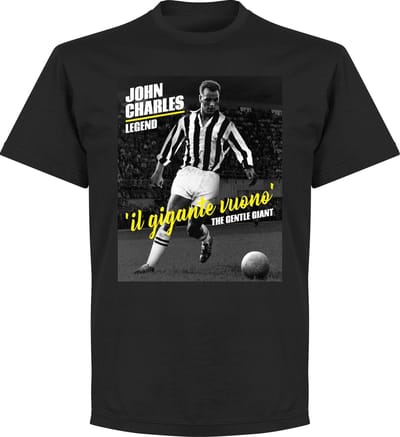 John Charles Legend T-Shirt - Zwart - XL