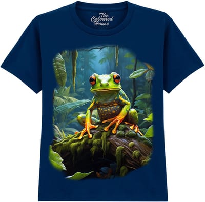 KIDS Kikker Forest Frog The Coloured House KIDS T-shirt XL