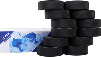 Set van 12 Professionele IJshockeyshoutjes voor Training - Officiële Maat en Gewicht