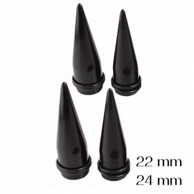 4-Delig Stretcher Taper 22 en 24 mm - Charme Bijoux