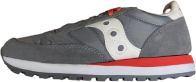 Saucony - Jazz Original - Sneakers - Mannen - Grijs/Wit/Rood - Maat 37