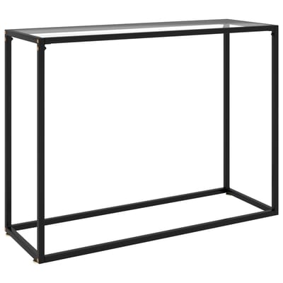 vidaXL - Wandtafel - 100x35x75 - cm - gehard - glas - transparant