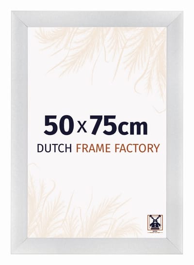 Fotolijst 50x75 cm - MDF - Zilver Mat - Praag