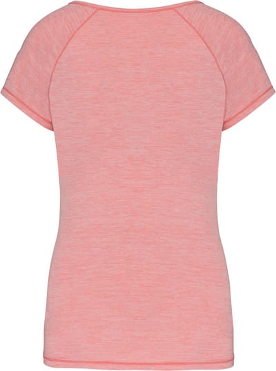 PROACT® Ecologisch dames sport T-shirt PA4020 - Marl Pink - L