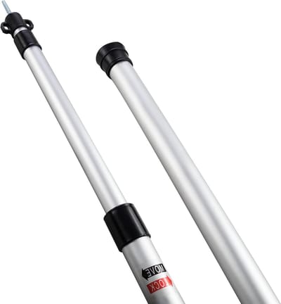 Aluminium tentstang - Opstelstang Tarpstang - Kamperen Tarp - Telescopisch Verstelbaar - 90-230 cm
