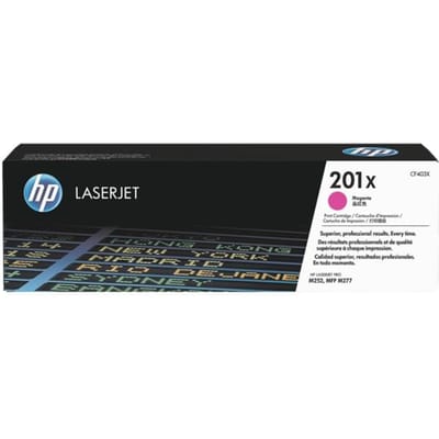 HP CF403X nr. 201X toner cartridge magenta hoge capaciteit (origineel)