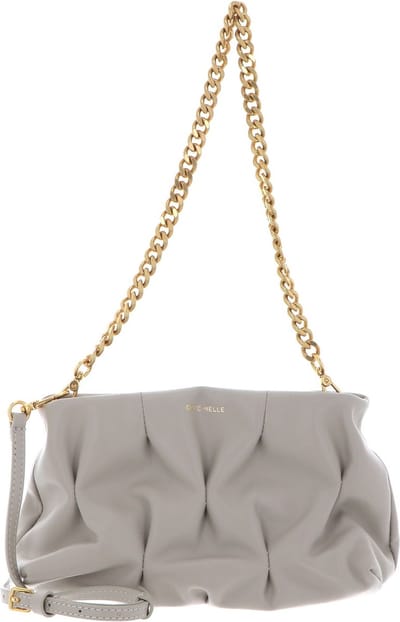 COCCINELLE Leren Schoudertas Avondtas Ophelie Goodie Handbag Gelso Kaki