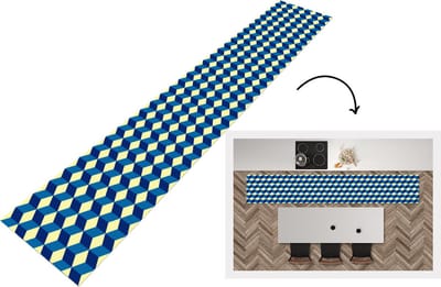 Keukenloper - Loper keuken - Cube - Kubus - Patronen - 300x50 cm - Keukenloper vinyl