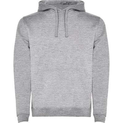 Roly Heren Urban Plain Heather Hoodie (Heide Grijs)