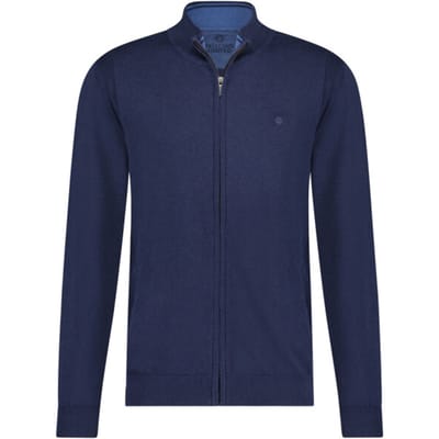 Fellows United - Gebreid vest - Mannen - XXL - Blauw - Katoen - 99.1101