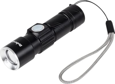 Rebel - LED Zaklamp - 3W - 80m Bereik - 350mAh - 120lm