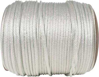 Nylon Touw - Utility Koord - Buitenactiviteiten - Hoge Treksterkte - 5/16 inch x 1000 ft - Wit