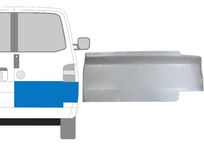 Reparatie plaatwerk achterste deuren voor Volkswagen Transporter T5 2003-2015