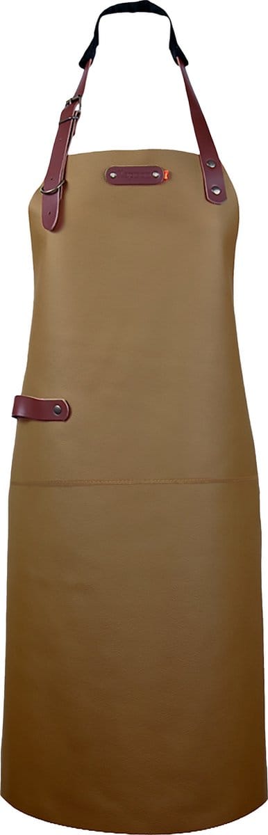 Xapron - Dallas Schort met Nekband Leer Camel - Leer - Camel