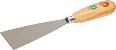 Amig Plamuurmes - werkbreedte 60 mm - conisch geslepen staal - houten greep