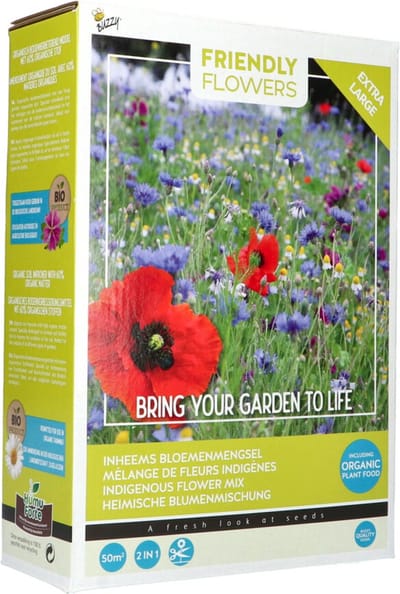 Buzzy Friendly Flowers XL Inheems 50 m² -