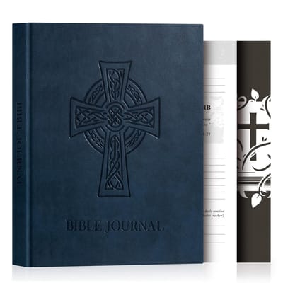 Dailygoods- Gebedsdagboek voor Mannen - 91 Dagen Christelijke Devotionele - Bijbelstudienotitieboek - Dagelijkse Gebedspagina's - Spirituele Groei - Religieus Geloof Geschenken - Devotioneel Dagboek