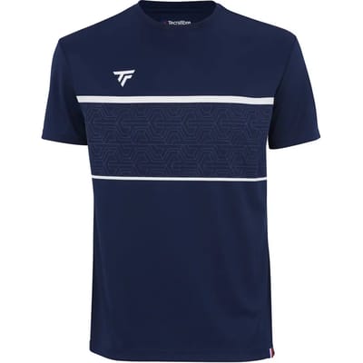 Tecnifibre Team Tech T-shirt Met Korte Mouwen Blauw S Man