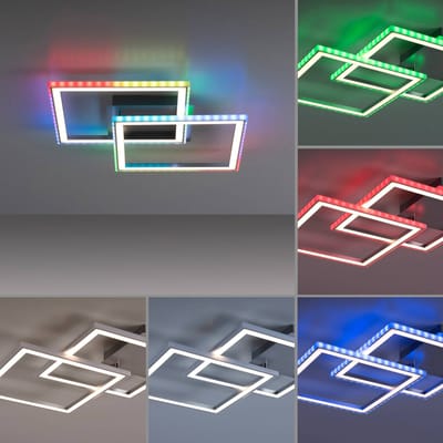 JUST LIGHT. GmbH LED plafondlamp Felix60, 44,5 cm x 44,5 cm