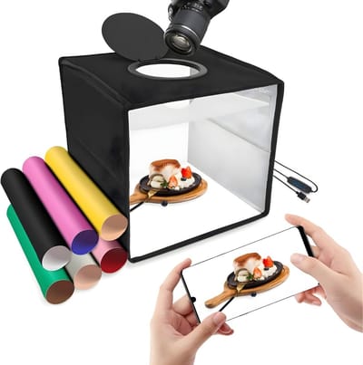 DnA® Fotobox - Fotoboek - Fotoboek Plakalbum - Zwart - 25cm x 25cm x 25cm