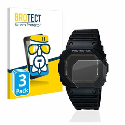 Screenprotector 3 Stuks voor Casio G-Shock GW-5000-1JF Beschermglas transparant