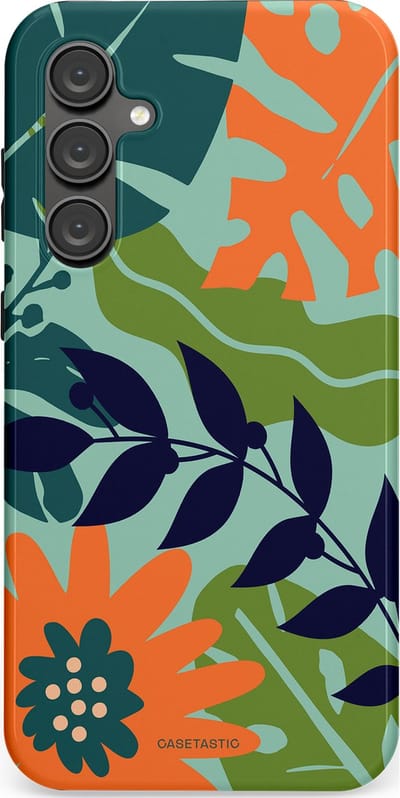 Casetastic Hoesje Geschikt voor Samsung S23 FE - Stijlvolle Beschermende Duo-layer Case - Wildbloei