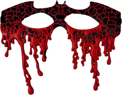 Oogmasker bloederig - Zwart - Halloween