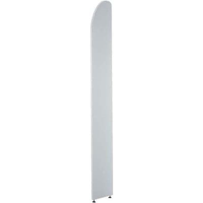 Open kast Dante®, zijwand, voor archiefrekken zonder achterwand, h 1900 mm, lichtgrijs