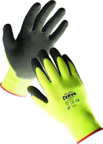 Dunne handschoen met grip Palawan 8/M - stratenmaker - 12 paar