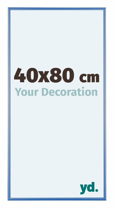 Your Decoration - Fotolijst 40x80 cm - Aluminium - Staal Blauw - Kent